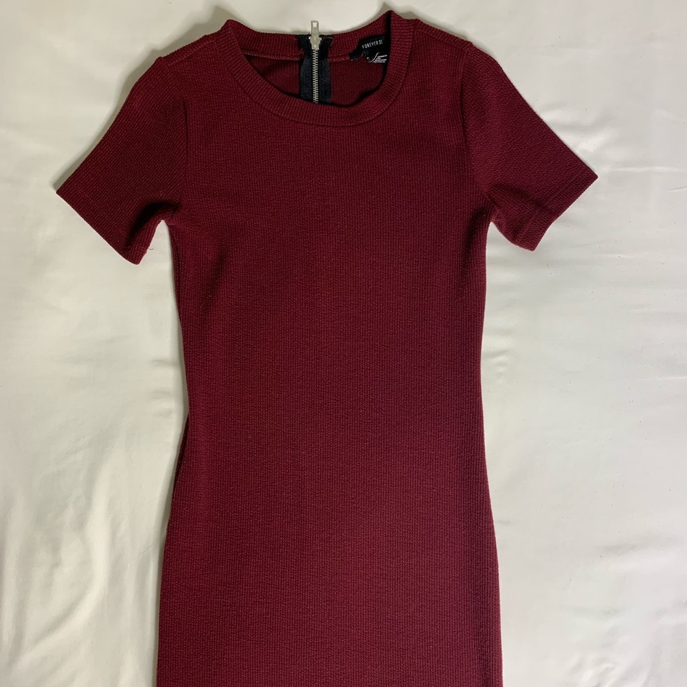 Body-con high neck dress
